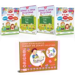 Okul Öncesi 4-5 Yaş Dikkati Geliştirme  Başlangıç Seti