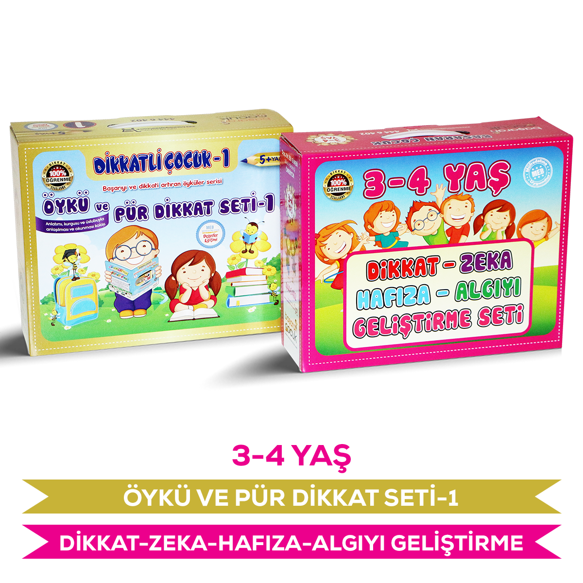 3-4 Yaş Dikkat Zeka Öykü Seti