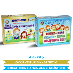 4-5 Yaş Dikkat Zeka Öykü Seti