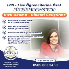 LGS - LİSE Öğrencileri İçin Hızlı Okuma Eğitimi