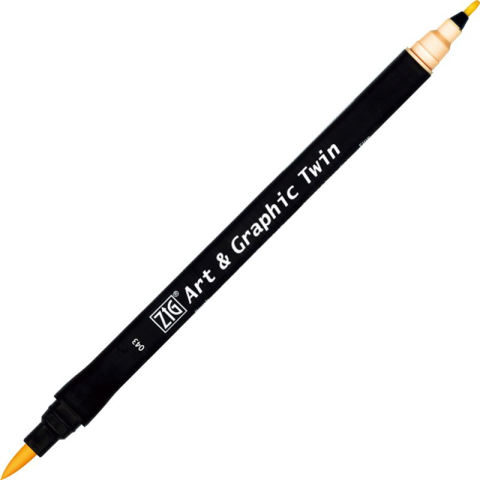 Zig Art & Graphic Twin Brush Pen Çift Uçlu Çizim Kalemi Flesh Color TUT-80 043
