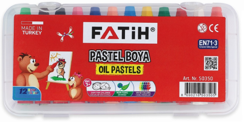 Fatih Pastel Boya Çantalı 12 Renk