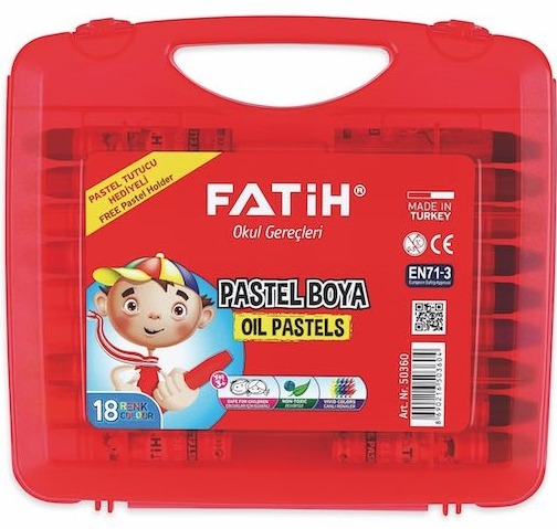 Fatih Pastel Boya Çantalı 18 Renk