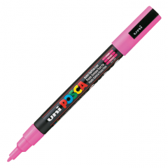 Uni POSCA 0.9-1.3 Su Bazlı Poster Markörü Pembe