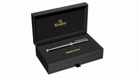 Scrikss Heritage2 Roller Kalem Siyah Altın Lake