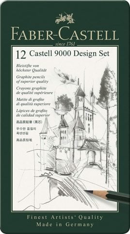 Faber Castell 9000 Dereceli Kurşun Kalem Seti 8B-2H
