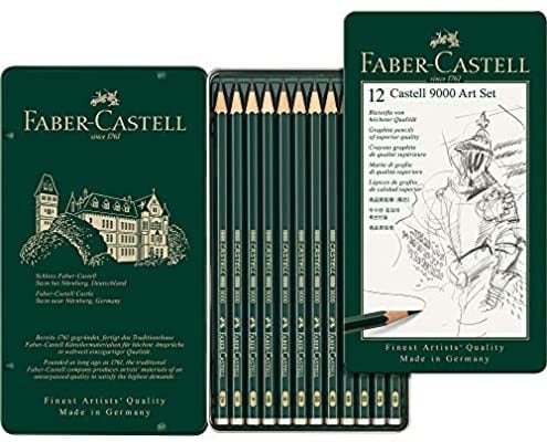 Faber Castell 9000 Dereceli Kurşun Kalem Seti 8B-2H