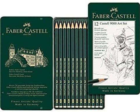 Faber Castell 9000 Dereceli Kurşun Kalem Seti 8B-2H
