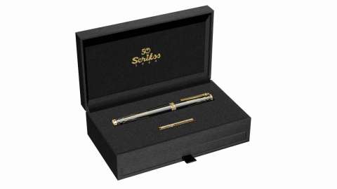 Scrikss Heritage Roller Kalem Siyah Altın