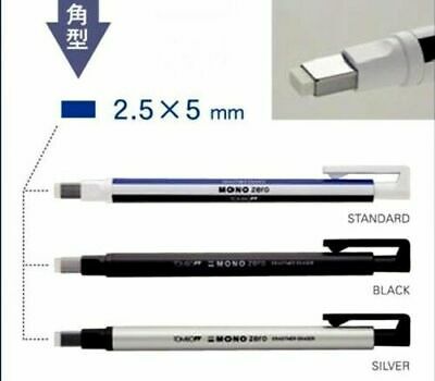 Tombow Mono Zero Basmalı Kalem Silgi Geniş Uç 2.5x5mm