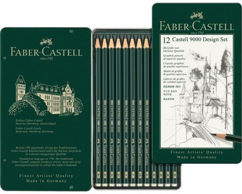 Faber Castell 9000 Dereceli Kurşun Kalem Seti 5B-5H