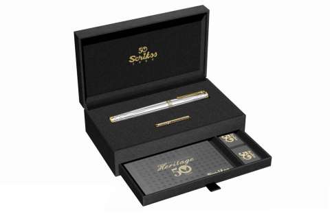 Scrikss Heritage Roller Kalem Gold Krom