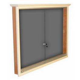 Camekanlı Kumaşlı Pano Ahşap Çerçeve 60x90