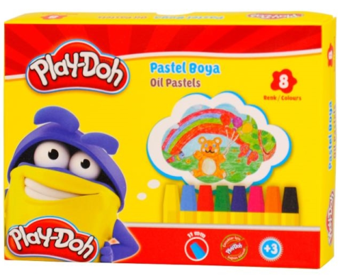 Play-Doh Pastel Boya 8 Renk
