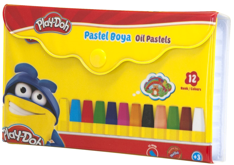 Play-Doh Pastel Boya Çantalı 12 Renk