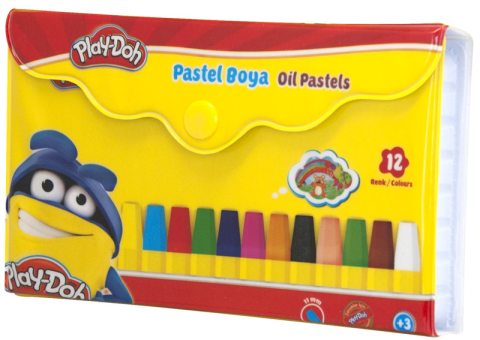 Play-Doh Pastel Boya Çantalı 12 Renk
