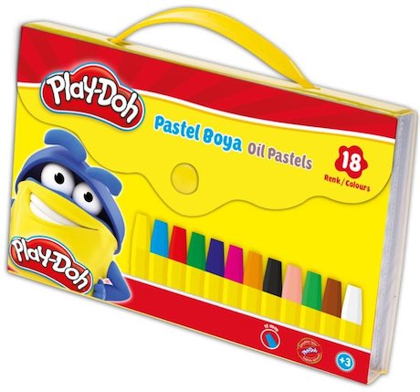 Play-Doh Pastel Boya Çantalı 18 Renk