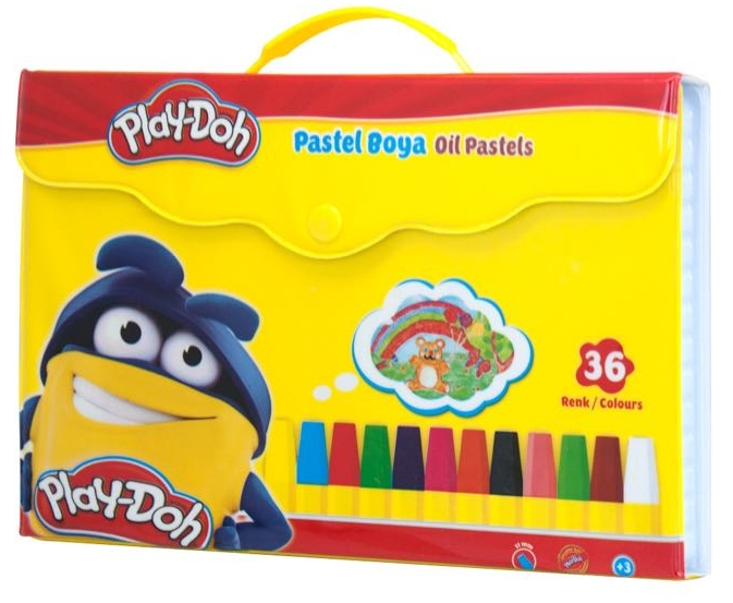 Play-Doh Pastel Boya Çantalı 36 Renk