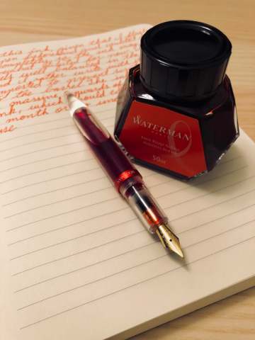 Waterman Şişe Mürekkep Kırmızı 50ml.