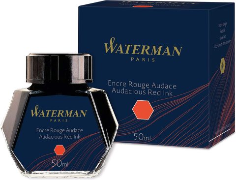 Waterman Şişe Mürekkep Kırmızı 50ml.