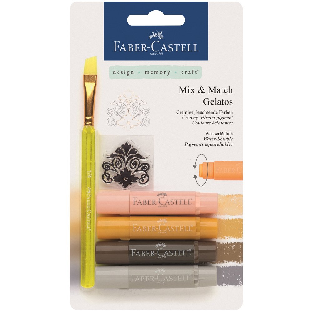 Faber-Castell Gelato Mum Boya Doğal Tonlar 4 Renk