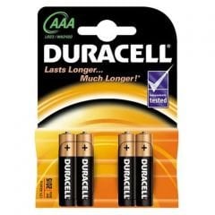 Duracell AAA İnce Kalem Pil 4'lü Kart