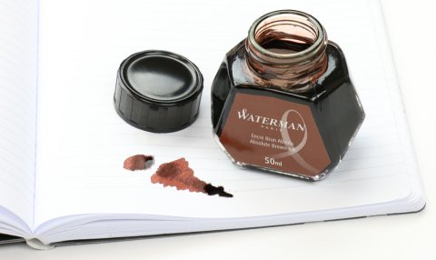 Waterman Şişe Mürekkep Kahverengi 50ml.