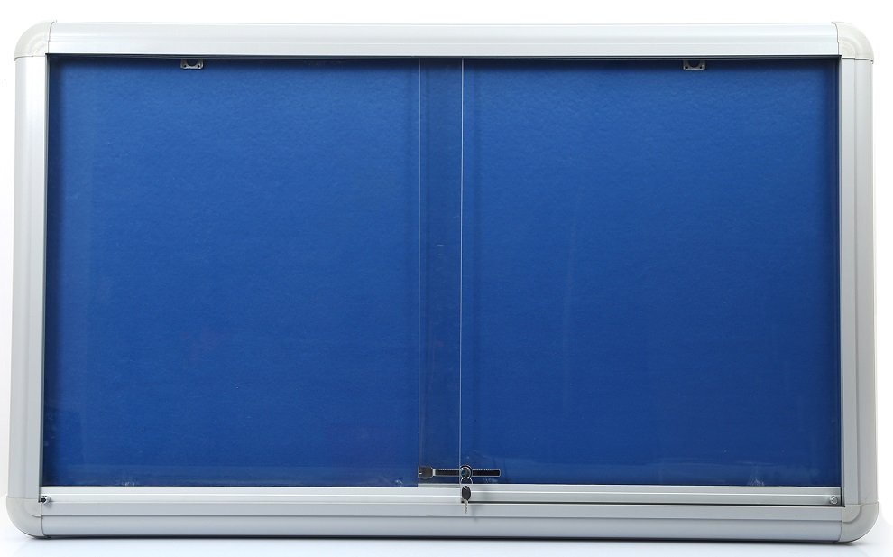 Akyazı Camekanlı Kumaşlı Pano Alüminyum Çerçeveli 60x90