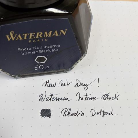 Waterman Şişe Mürekkep Siyah 50ml.