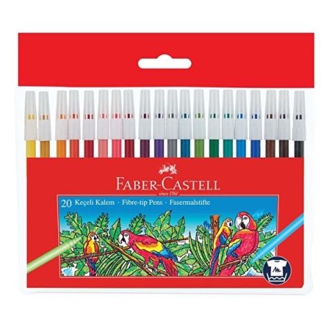 Faber-Castell Keçeli Boya Kalemi 20 Renk