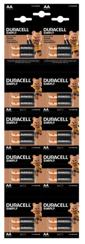 Duracell Alkalin AA Kalem Pil 20\'li Paket