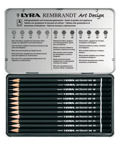 Lyra Rembrandt Dereceli Çizim Kalem Seti L1111120