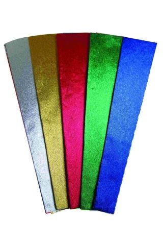 Craft and Arts Metalik Krepon Kağıdı 10'Lu