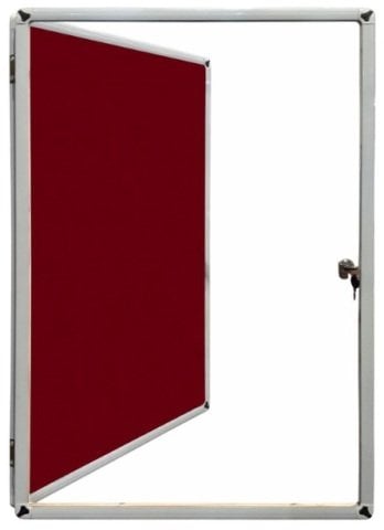 Akyazı Kapaklı Camekanlı Kumaşlı Pano İnce Alüminyum Çerçeve 60x90