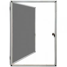 Akyazı Kapaklı Camekanlı Kumaşlı Pano İnce Alüminyum Çerçeve 60x90