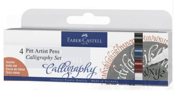 Faber Castell Pitt Artist Pen Kaligrafi Seti 4'lü