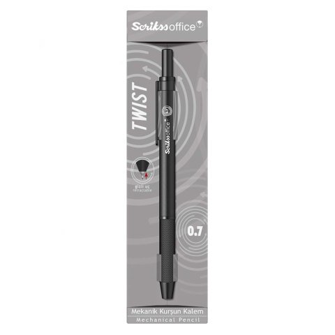 Scrikss Twist Versatil Kalem 0,7 Siyah