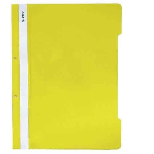 Leitz 41891015 Plastik Telli Dosya Sarı 50'li