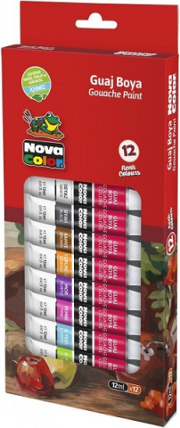 Nova Color Guaj Boya Seti 12ML 12 Renk