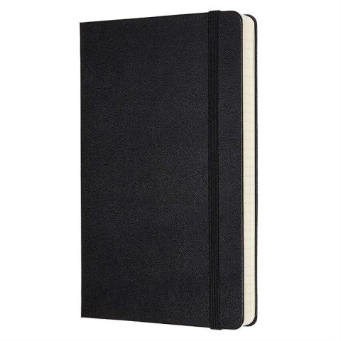 Moleskine Classic Expanded Sert Kapak Çizgili Defter 13x21 Siyah