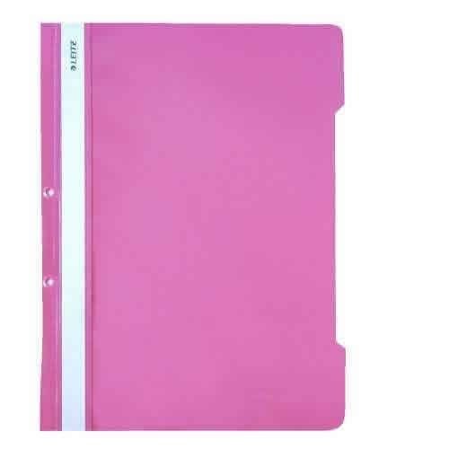 Leitz 41891022 Plastik Telli Dosya Pembe 50'li
