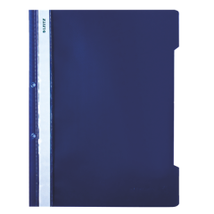 Leitz 41891035 Plastik Telli Dosya Lacivert 50'li