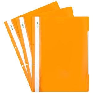 Leitz 41891045 Plastik Telli Dosya Turuncu 50'li