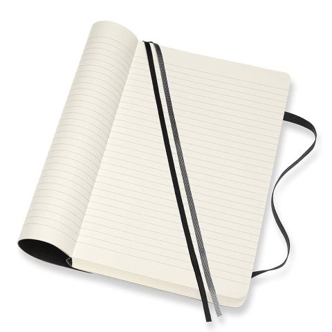 Moleskine Classic Expanded Yumuşak Kapak Çizgili Defter 13x21 Siyah