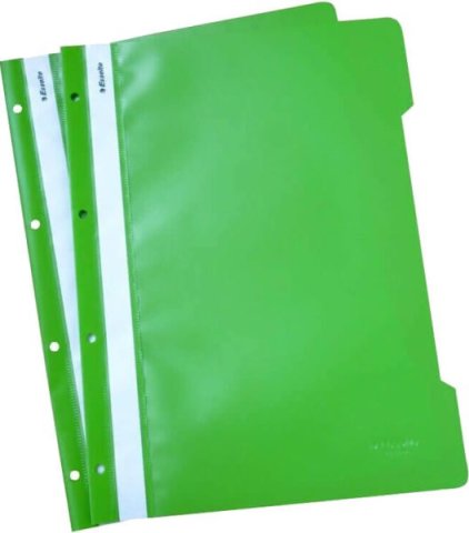 Leitz 41891050 Plastik Telli Dosya Açık Yeşil 50'li