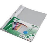 Leitz 41891085 Plastik Telli Dosya Gri 50'li