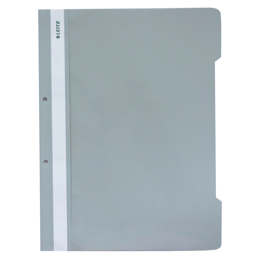 Leitz 41891085 Plastik Telli Dosya Gri 50'li