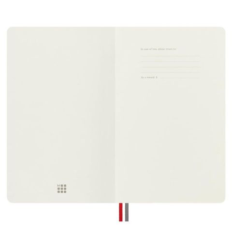 Moleskine Classic Expanded Yumuşak Kapak Çizgili Defter 13x21 Kırmızı