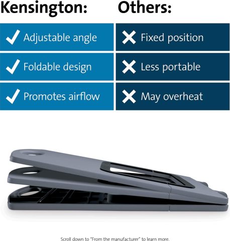 Kensington LiftOff™Portatif Laptop  Soğutma Standı