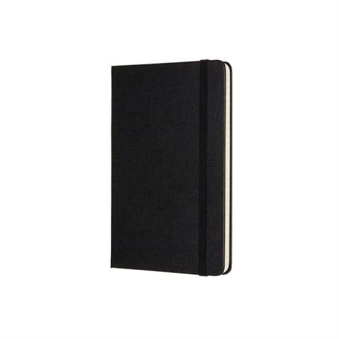 Moleskine Classic Sert Kapak Çizgili Defter 11.5x18 Siyah